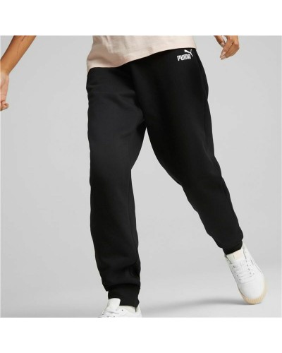 Volwassenen Trainingbroek Puma ESS+ Embroidery High-Waist Vrouw Zwart