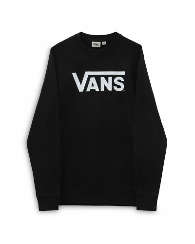 Miesten huputon collegepaita Vans Classic Musta
