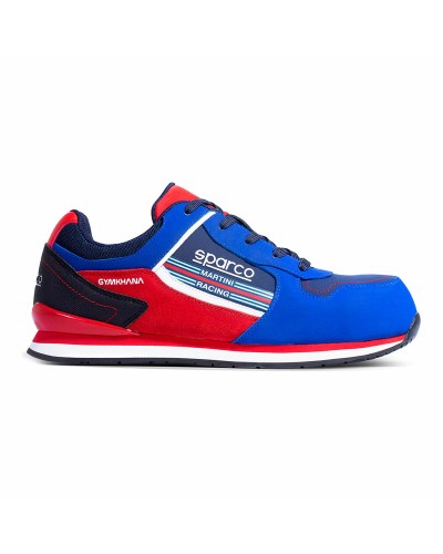 Sparco Gymkhana Martini Racing: Sicherheitsschuhe S3 ESD Blau/Rot
