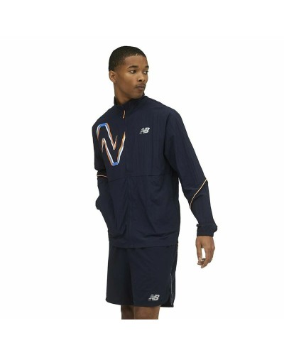 Windcheater Jas New Balance Donkerblauw