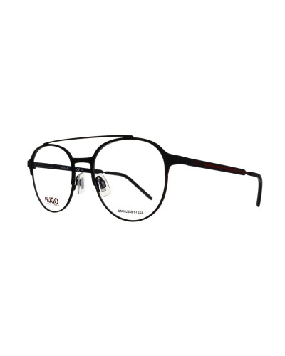 Hugo Boss Lunettes Homme - Monture de Vue Noir/Argent Ø53 - Élégant & Léger
