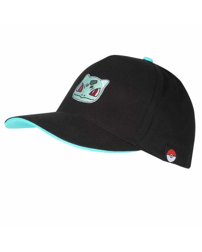 Unisex hattu Pokémon Bulbasaur Badge 58 cm Musta Yksi koko