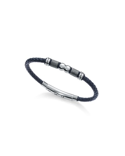 Viceroy Bracciale Uomo Acciaio Nero Maglia Milano - Elegante & Resistente
