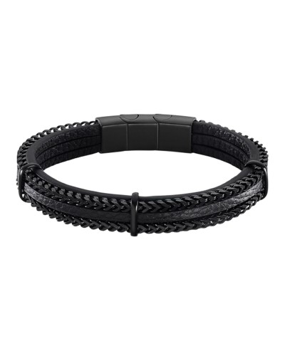 Pulsera de Hombre Lotus LS2206-2/1 Acero Inoxidable Negro y Plata
