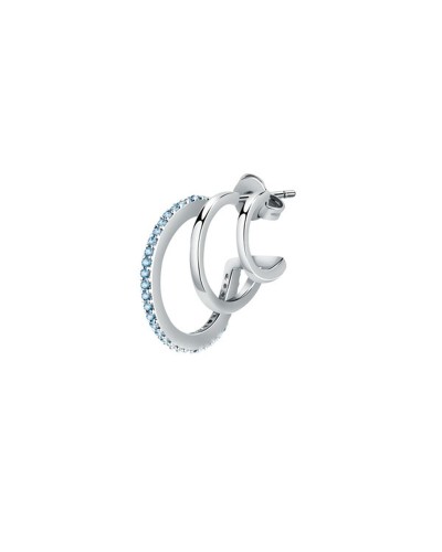 La Petite Story Women's Earrings Silver 925, Light Blue - LPS02AQM21
