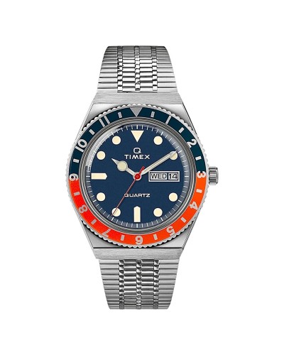 Timex Metropolitan TW2U61100 - Analoge Herrenuhr Schwarzes Leder 42mm
