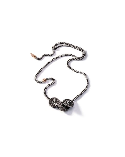 AN Jewels Collier Homme AA.C18 Acier Inoxydable - Style Minimal
