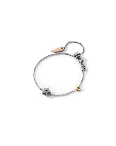 AN Jewels Women's Bracelet Sterling Silver 925 with Crystals - Elegant Gift Idea
