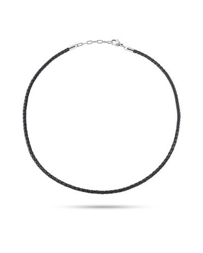 Men's Necklace Sector SAAL86 Stainless Steel Black
