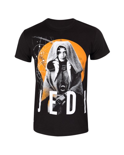 T-shirt Star Wars Jedi Noir Unisexe - Manches Courtes - Produit Dérivé pour Fans
