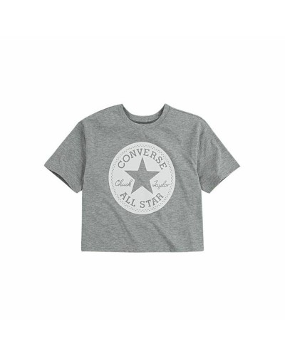 Converse Chuck Patch Boxy Grey - Women's Short Sleeve T-Shirt
