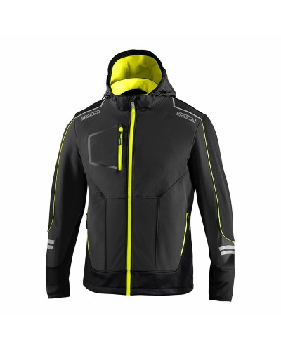 Sparco Tech Ndis - Men's Sports Jacket Black - Breathable and Lightweight
