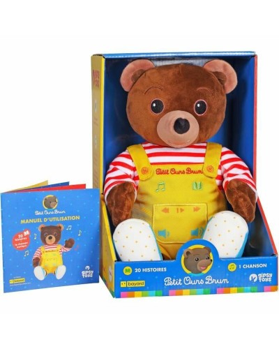 Peluche Petit Ours Brun Gipsy Toys - Ours en Peluche Doux pour Enfants
