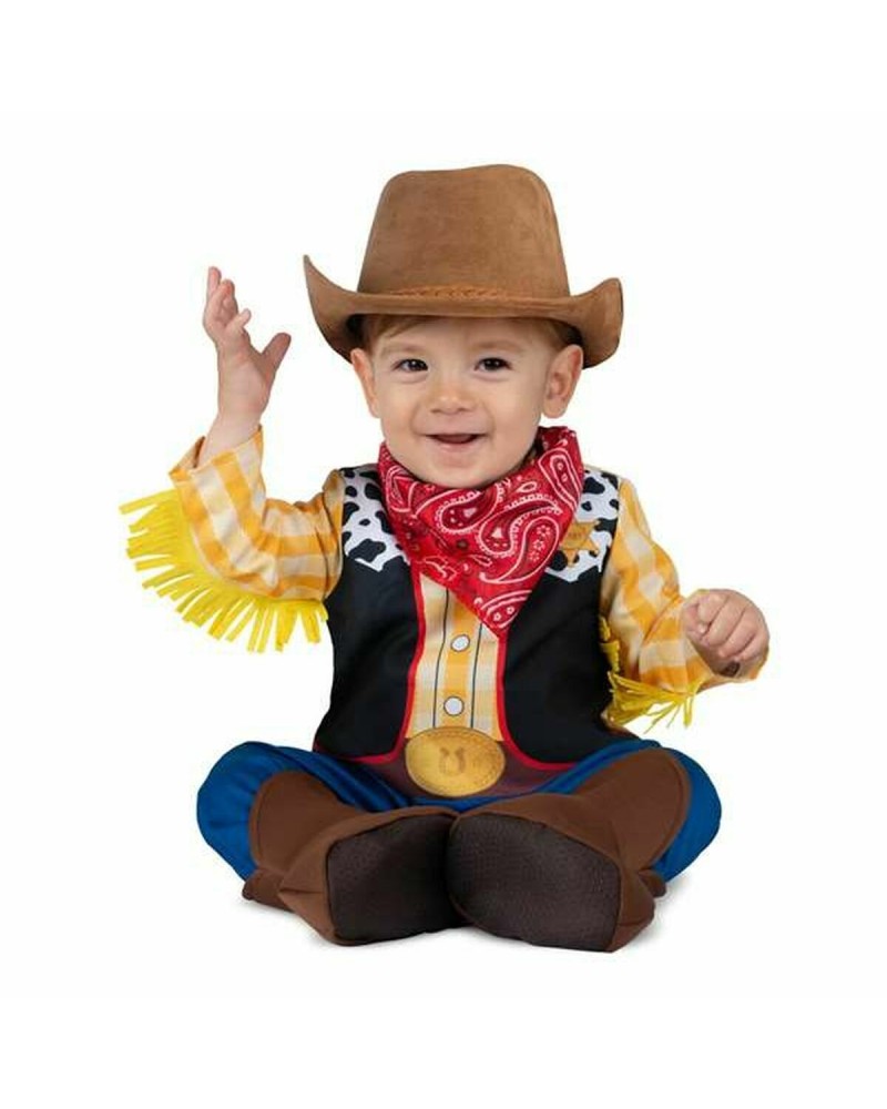 Costume for Children My Other Me 4 Pieces cowboy Yellow