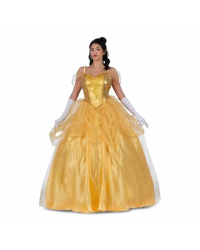My Other Me Disfraz Adulto Princesa Bella Amarillo - 3 Piezas
