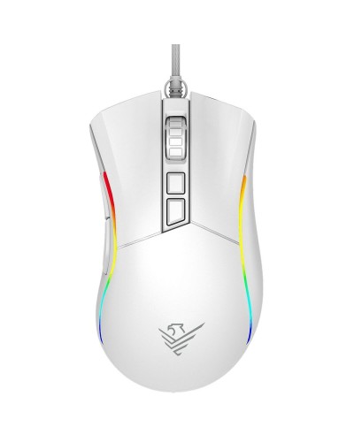 Ratón Óptico Blanco Phoenix VOID: Precisión y Comodidad para PC
