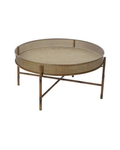 Mesa de Centro Metal DKD Home Decor 80x80x38cm
