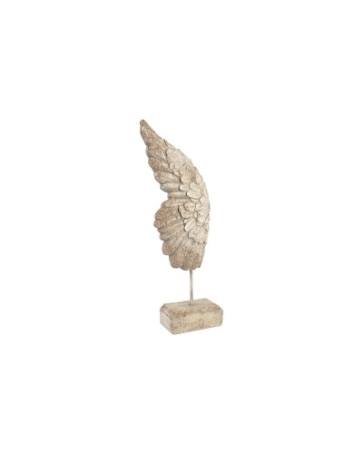 Statue DKD Ange Ailes Blanches, Décorative, en Magnésium Vieilli - Dimensions: 26 x 65 cm
