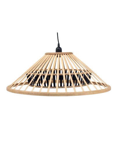 Plafondlamp DKD Home Decor Bruin Bamboe 50 W (60 x 60 x 21 cm)