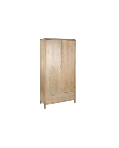 Armadio Guardaroba DKD Home Decor, 90 x 40 x 180 cm, Pino Naturale e Legno MDF