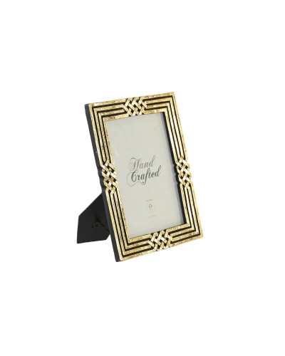 DKD Home Decor Photo Frame Golden Resin, Neoclassical (14.7 x 1.5 x 19.7 cm)
