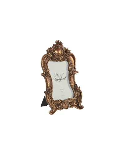 Fotoram DKD Home Decor 15 x 2 x 25 cm Gyllene Harts