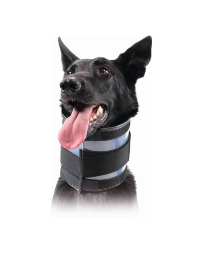 Collarín Cervical Ortopédico KVP para Perros, Negro (6-28 cm)
