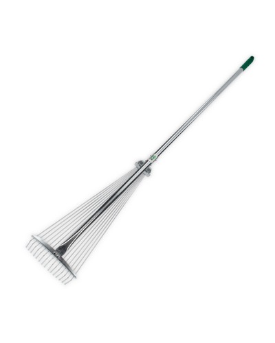 Rastrello in Metallo Ferrestock per Foglie - Raccogliere Facile e Rapido