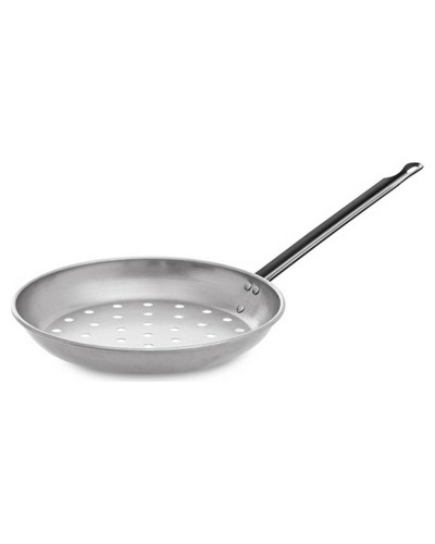 Vaello Kastanienpfanne 26 cm Silber | Langlebiger Edelstahl
