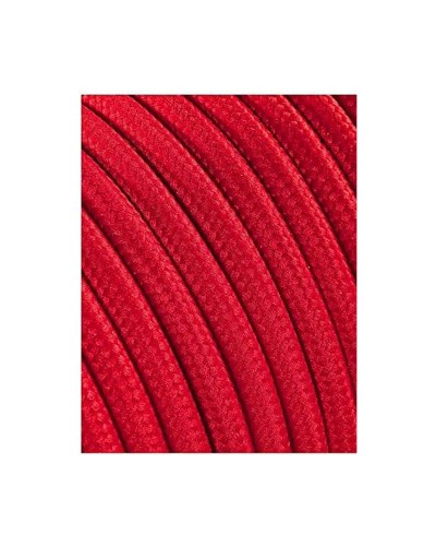 EDM-Kabel C62 2x0,75mm Rot Textilummantelt Isoliert - 5m Länge

