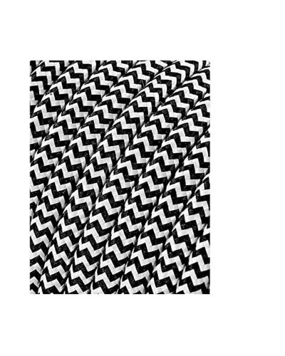 Câble Électrique EDM 2x0,75mm Blanc/Noir - 5m
