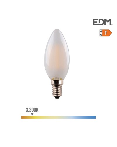 Kynttilä LED-polttimo EDM F 4,5 W E14 470 lm 3,5 x 9,8 cm (3200 K)