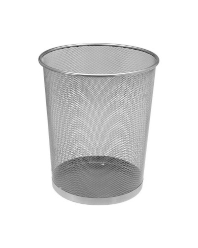 Papperskorg 29,5 cm Metall metallic