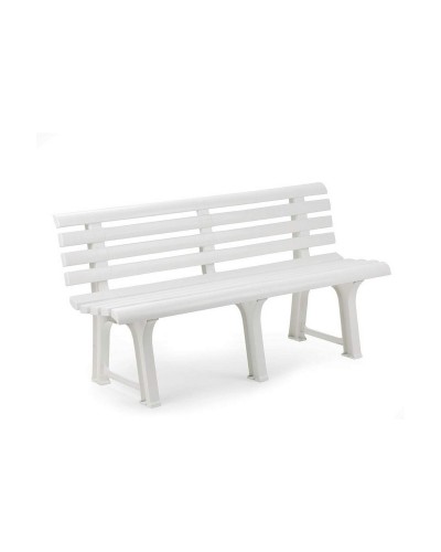 Banc de Jardin Progarden ORCHIDEA en Polypropylène Blanc (145 x 49 x 74 cm)
