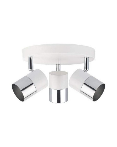 Taklampa EDM 32013 Moon Metall / Glas 50 W 20 x 7,6 x 12,6 cm Vit