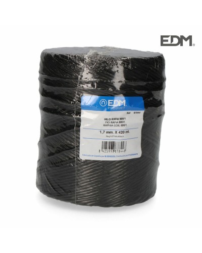 Draadspoel EDM 600/1 Zwart Raffia