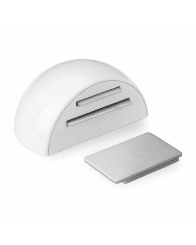 Cale de porte Inofix en bois blanc pour portes intérieures et extérieures.
