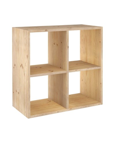Hyllyt Astigarraga 2x2 Dinamic Mäntypuu (70,8 x 70,8 x 33 cm)