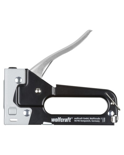 Wolfcraft Grapadora Manual Tacocraft 5, Para Costura y Bordado, Mecanismo de Carga Rápida.
