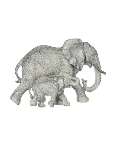 Statua Elefante Atmosphera in Resina Multicolore - Dimensioni: 15,5 x 22,5 x 12 cm
