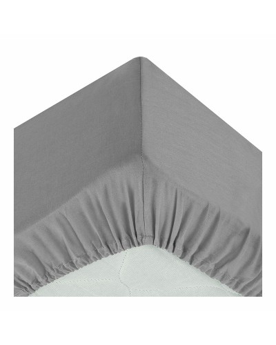 Atmosphera Fitted Sheet Grey (90x190 cm)
