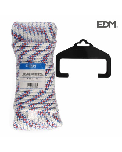 Corda Poliestere Intrecciata EDM da 15 m | Resistente e Durevole