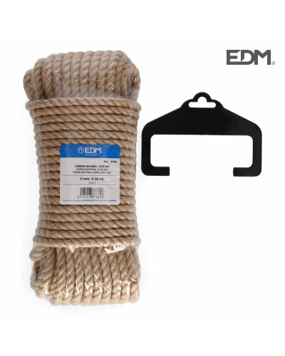 Gevlochten streng EDM 20 m Jute