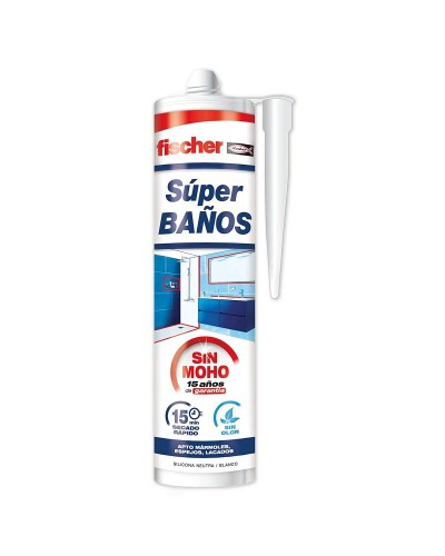 Silicona Fischer de 280 ml para sellados de alta calidad.
