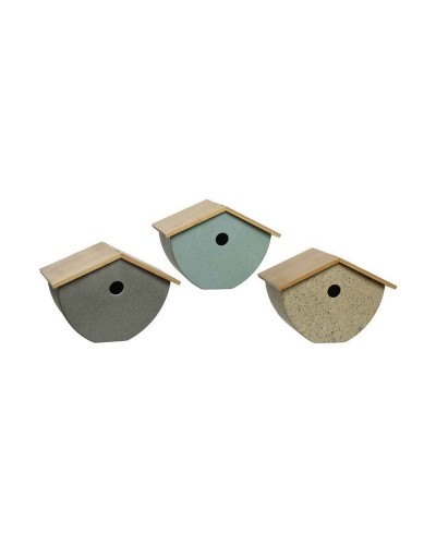 Decoris Vogelhaus 13,5 x 12 x 17,3 cm: Natürlicher Unterschlupf für gefiederte Freunde
