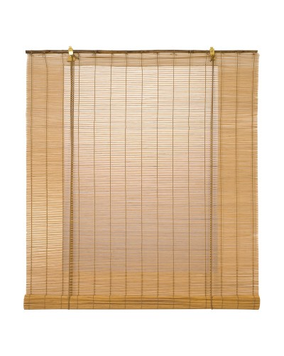 Estor Enrollable Store Planet Ocra Mango, Bambú 60 x 175 cm, para Ventanas o Puertas
