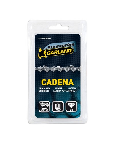 Garland Sägekette für Kettensäge | 7103805040 | Widerstandsfähig, 3/8" Teilung x 0,050" Treibglieder x 20" Länge | Schneller Schnitt

