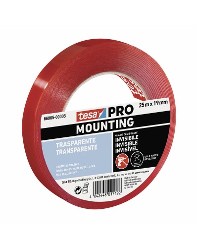 TESA Mounting Pro Double-Sided Tape, 19mm x 25m - Strong and Universal
