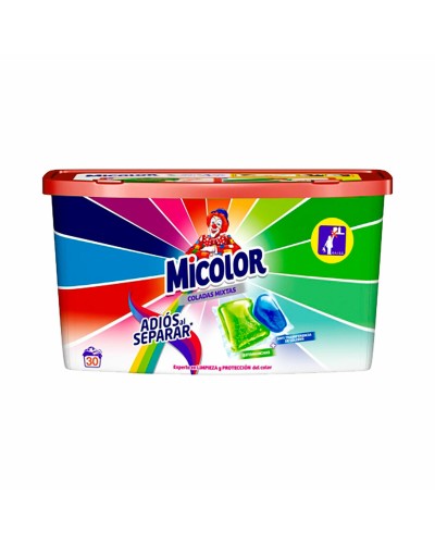 Lessive Micolor Adieu au Tri, 660 g (Lot de 30)
