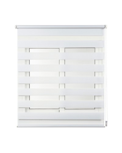 Rolgordijn Stor Planet Clip&Fix Night&Day Wit 60 x 180 cm